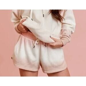 new Feat tree blanket blend short Madison fleece ombre tie dye size‎ Small pink